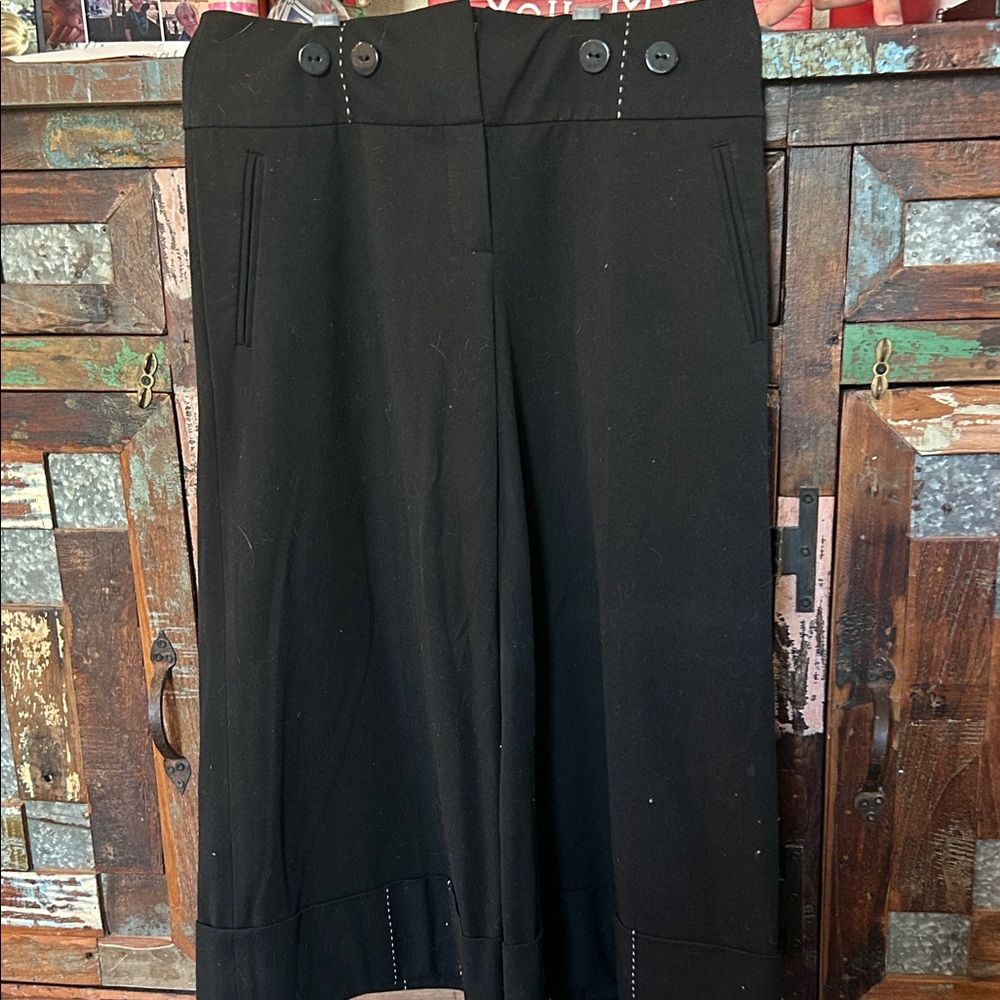 Wide Leg Black Pants